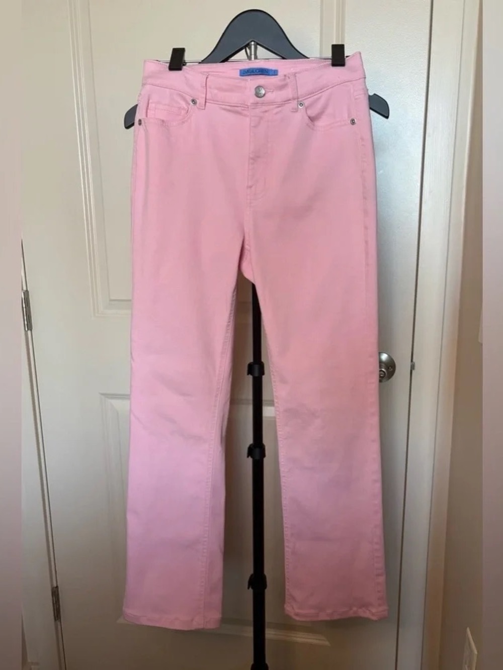 Pink Women's Straight-Leg Jeans